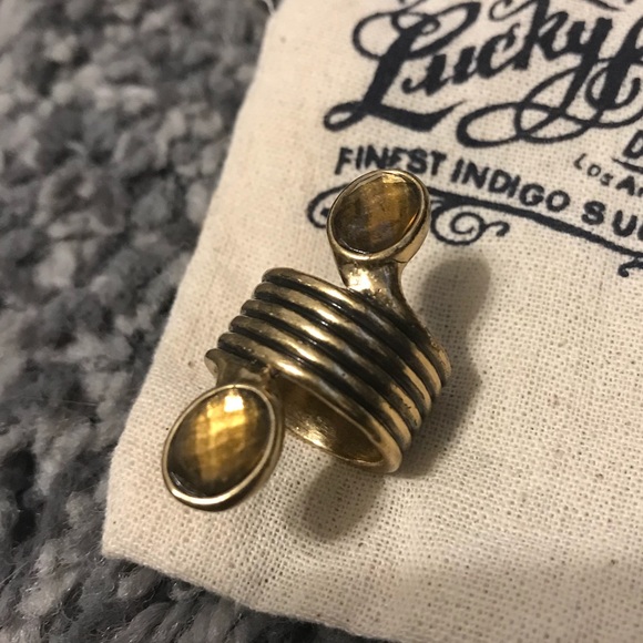 Lucky Brand Jewelry - Lucky Brand Gold Stone Ring